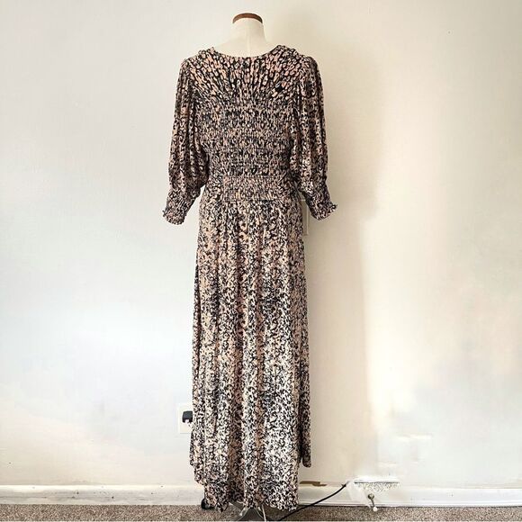 Free People String of Hearts printed Maxi dress size large NWOT - Picture 7 of 12